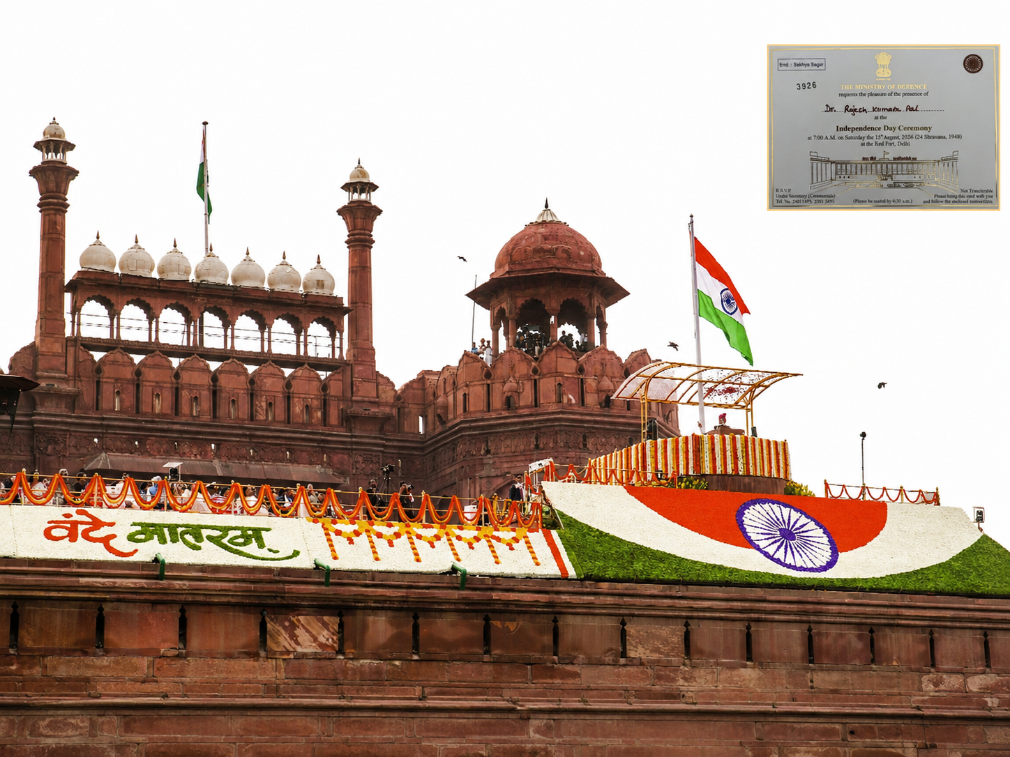 Independence Day Ceremony at Red Fort