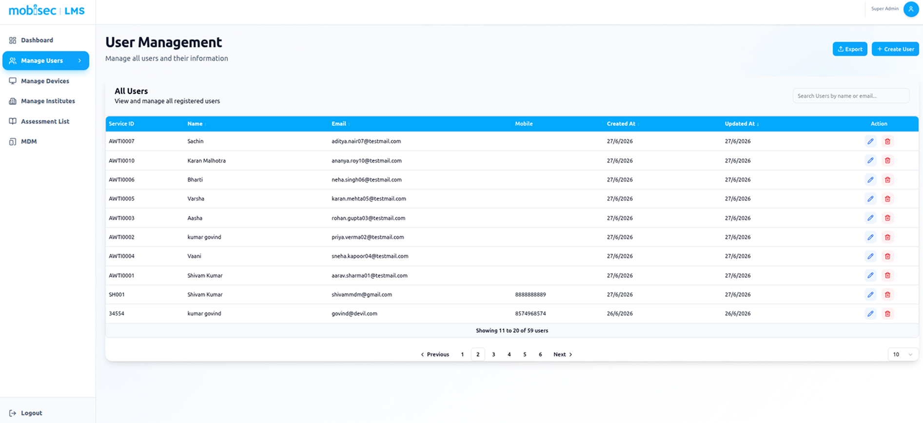 User Management