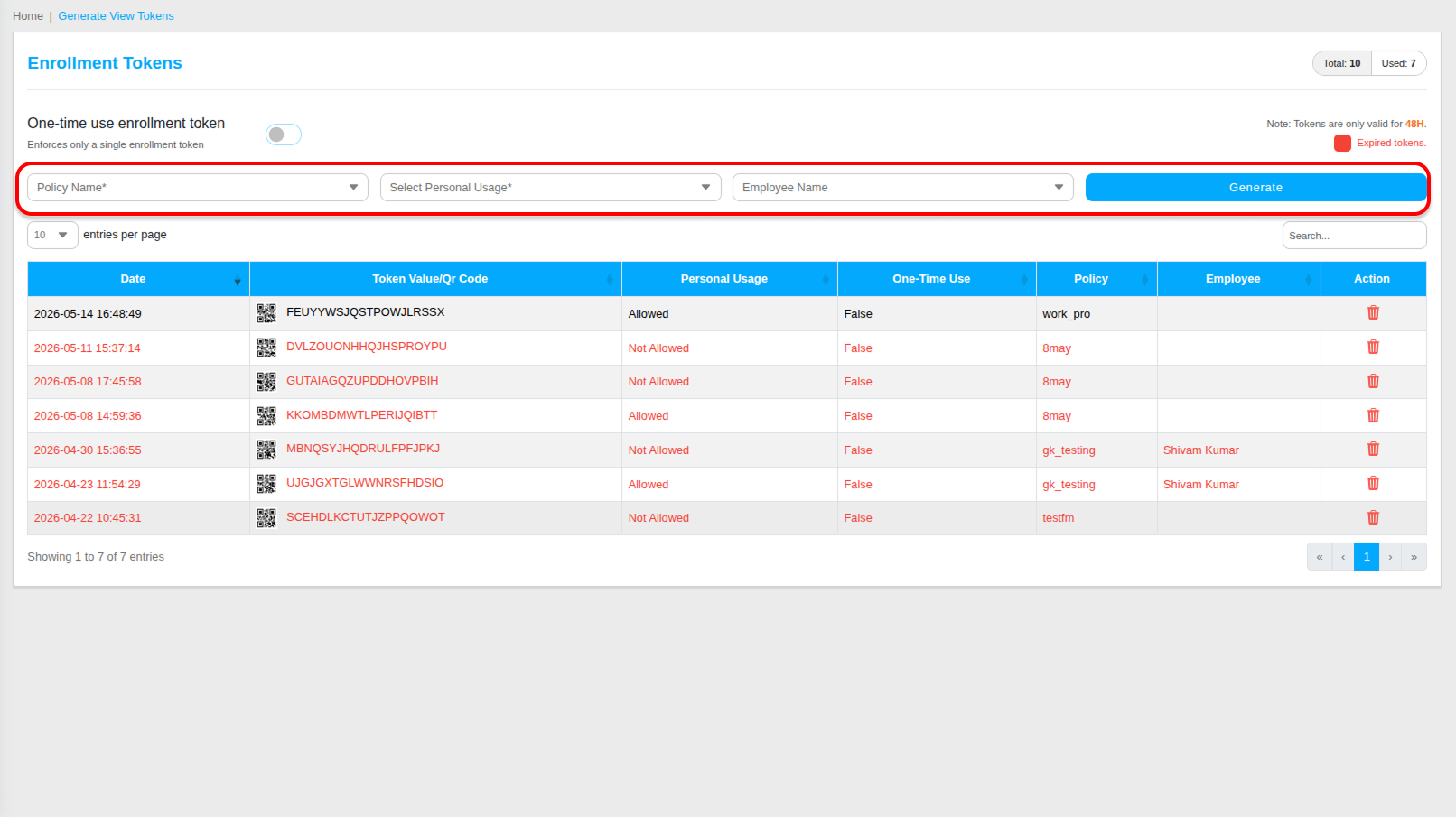 BYOD Enrollment Management